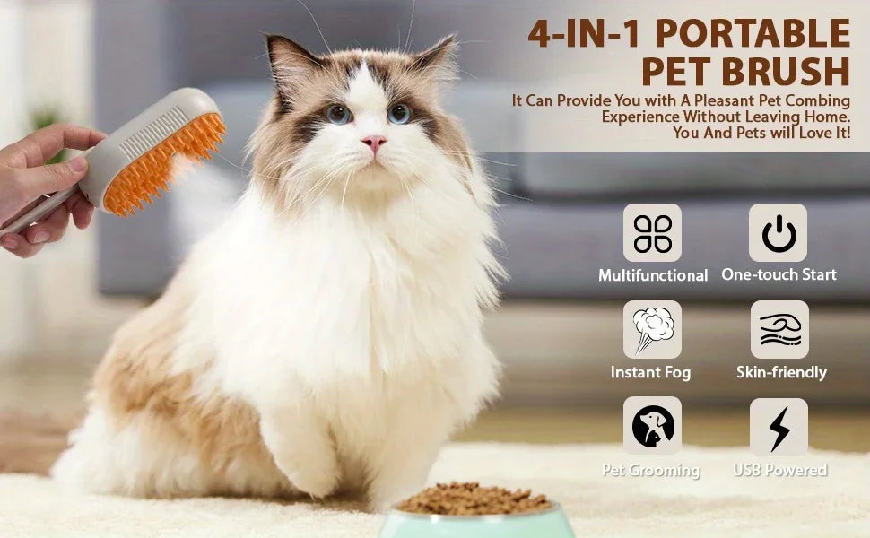 Furhance™ Cat Steam Brush